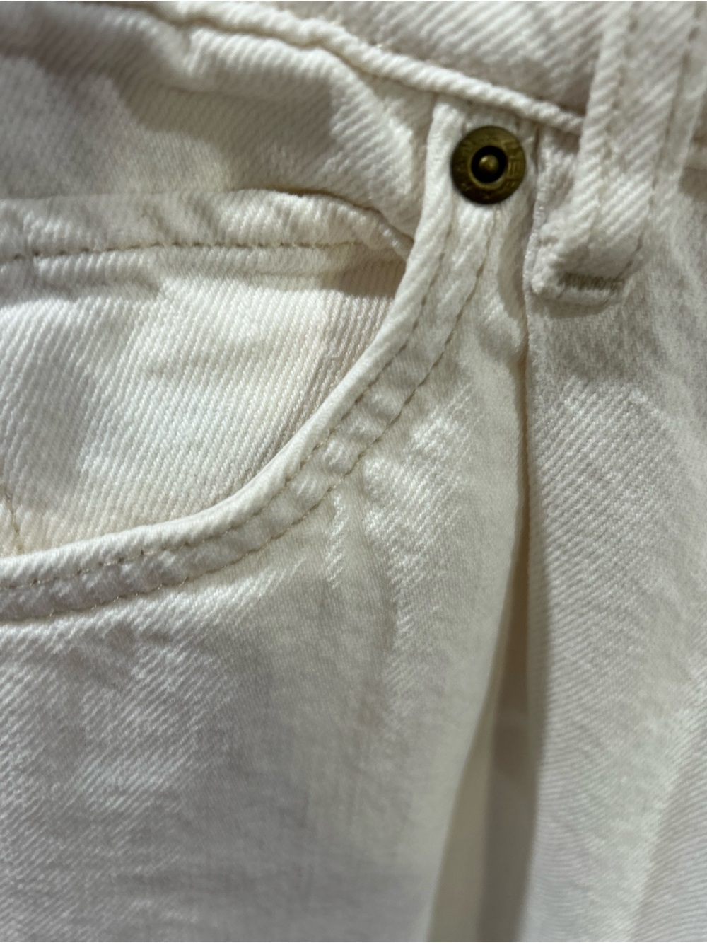 Lee x H&M Off-white/cream Relaxed Hi Rise Balloon jeans LN - Picture 3 of 5